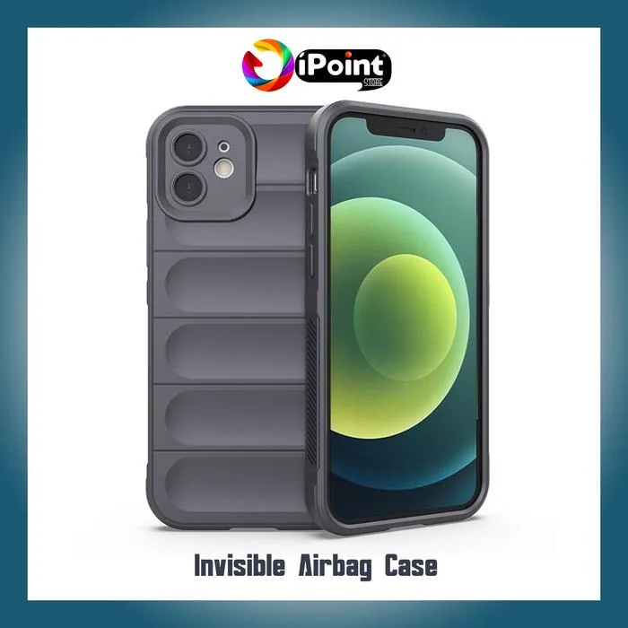Softcase iPhone 11 Invisible Airbag Deep Matte Finger Grip with Bludru