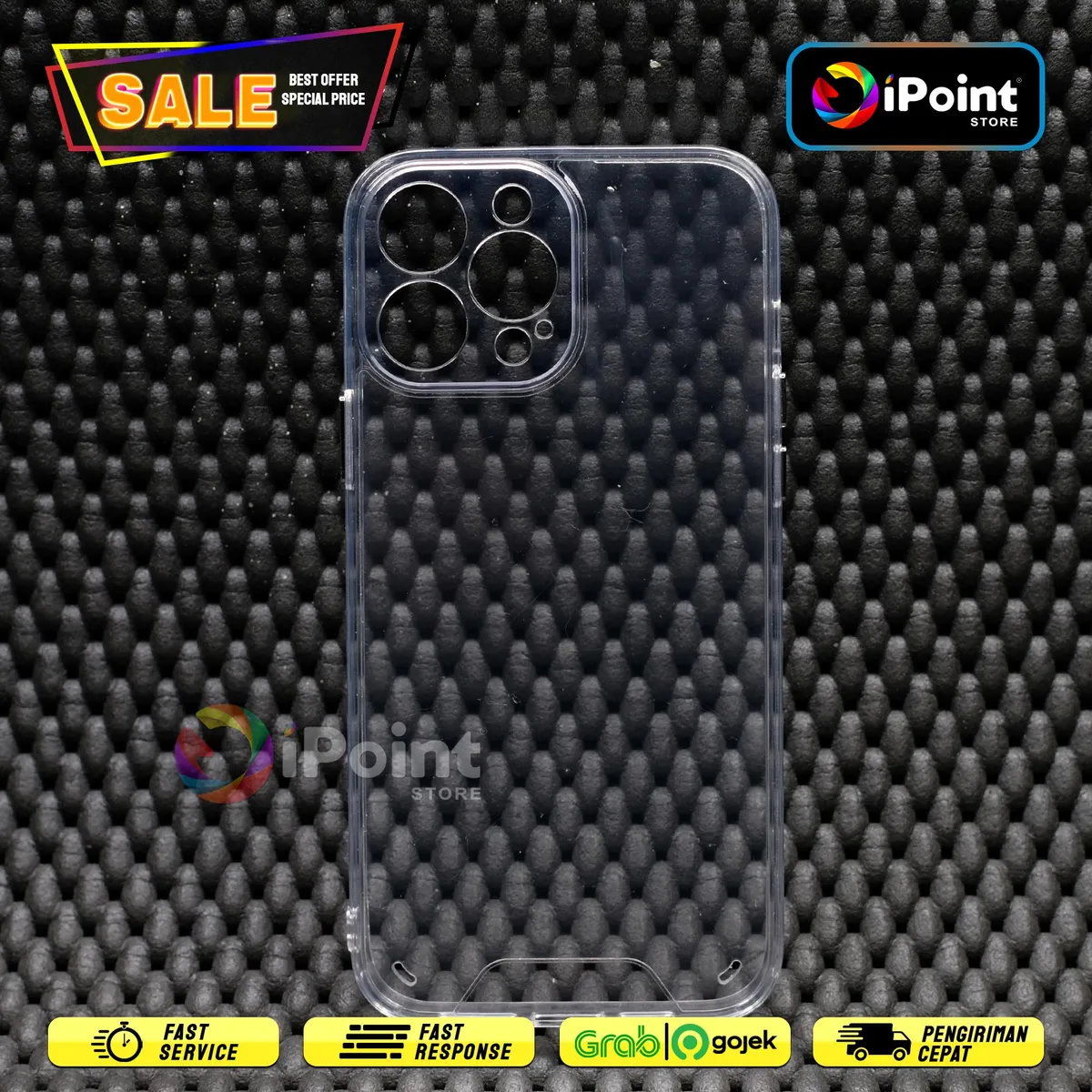 Case iPhone Space Military Drop Test With lens Protect Clear