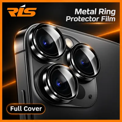 iPhone 16 Pro / 16 ProMax Metal Ring Camera Kamera anti gores camera protector camera pelindung camera