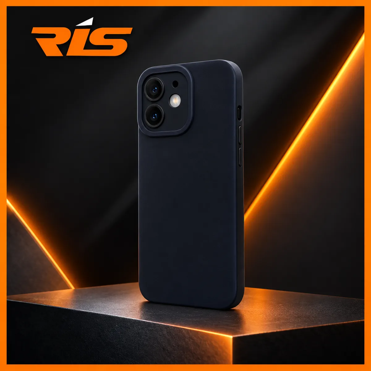 Case iPhone 12 & 13 Series Silicone Procamera Lens Protection Black