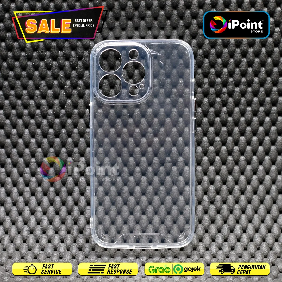 Case iPhone Space Military Drop Test With lens Protect Clear