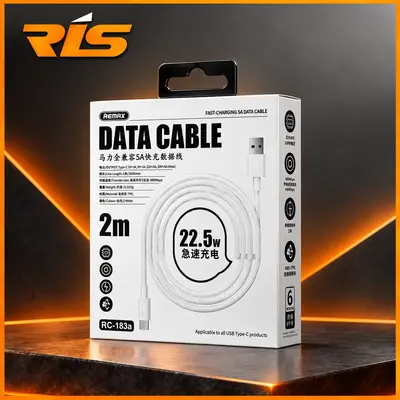 Kabel Chareger Data REMAX RC-183a Type C Putih
