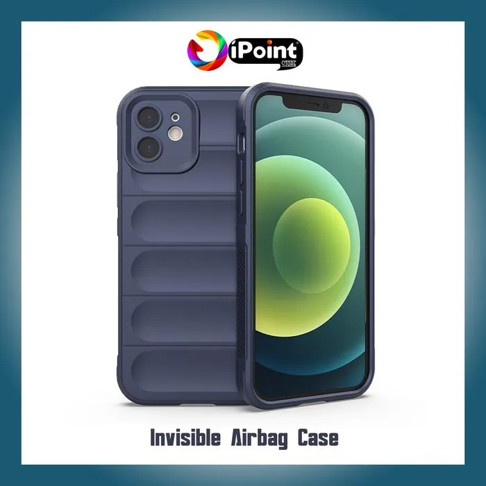 Softcase iPhone 11 Invisible Airbag Deep Matte Finger Grip with Bludru