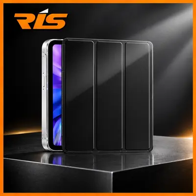 CASE CASING SILICONE IPAD AIR M2 13 INCH 2024 SMART COVER WITH PENCIL HOLDER