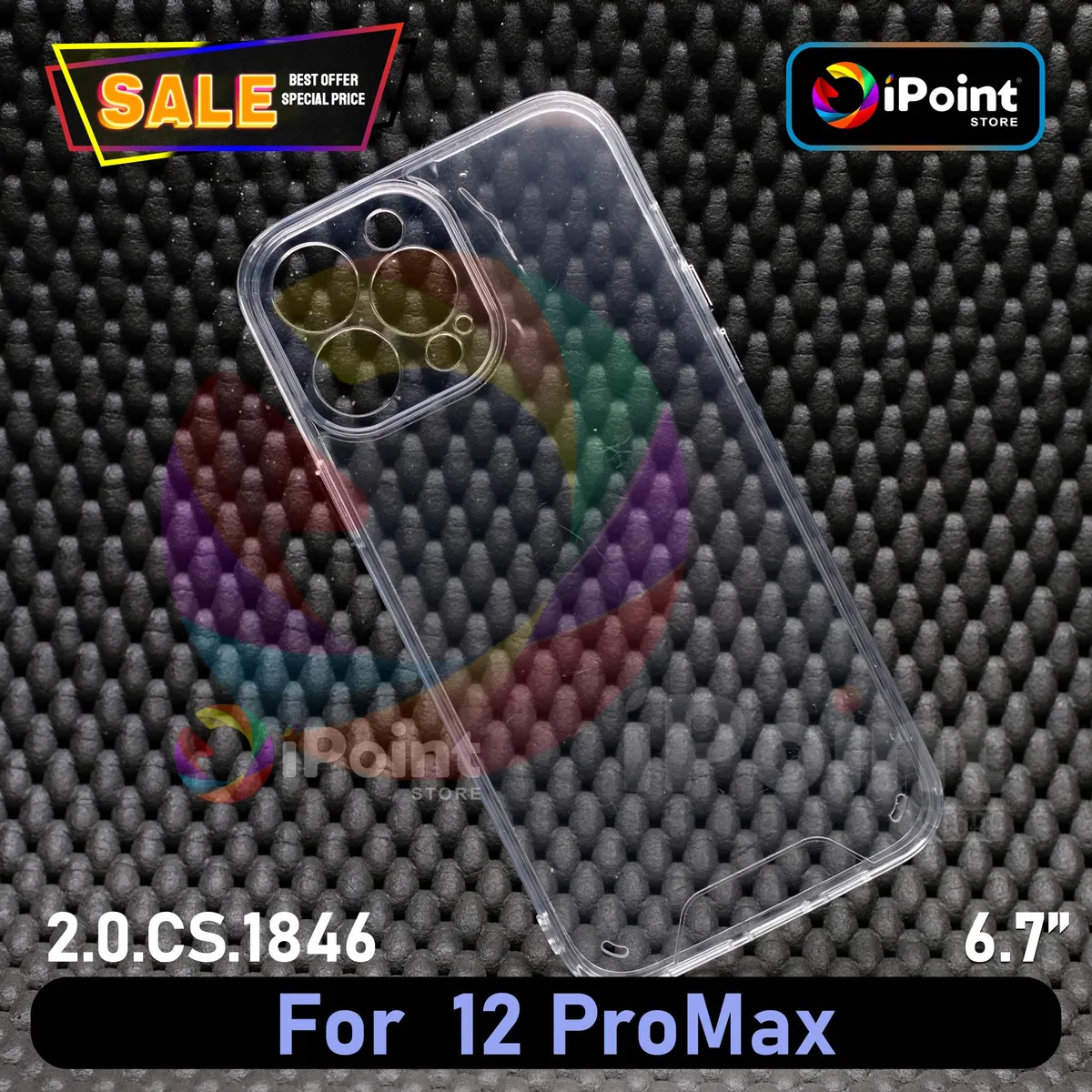 Case iPhone Space Military Drop Test With lens Protect Clear