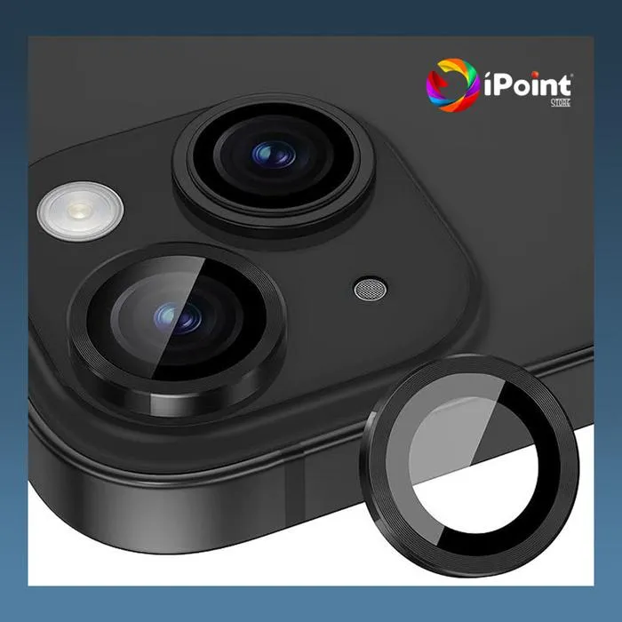 SPOTLITE iPhone 14 / 14 Plus Premium High Definition Back Camera Lens Protector Dengan alat pembuka dan alat pemandu pemasangan, Anti Reflection