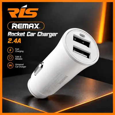 Remax Rocket DUAL PORT Car Charger 2.4A 5V