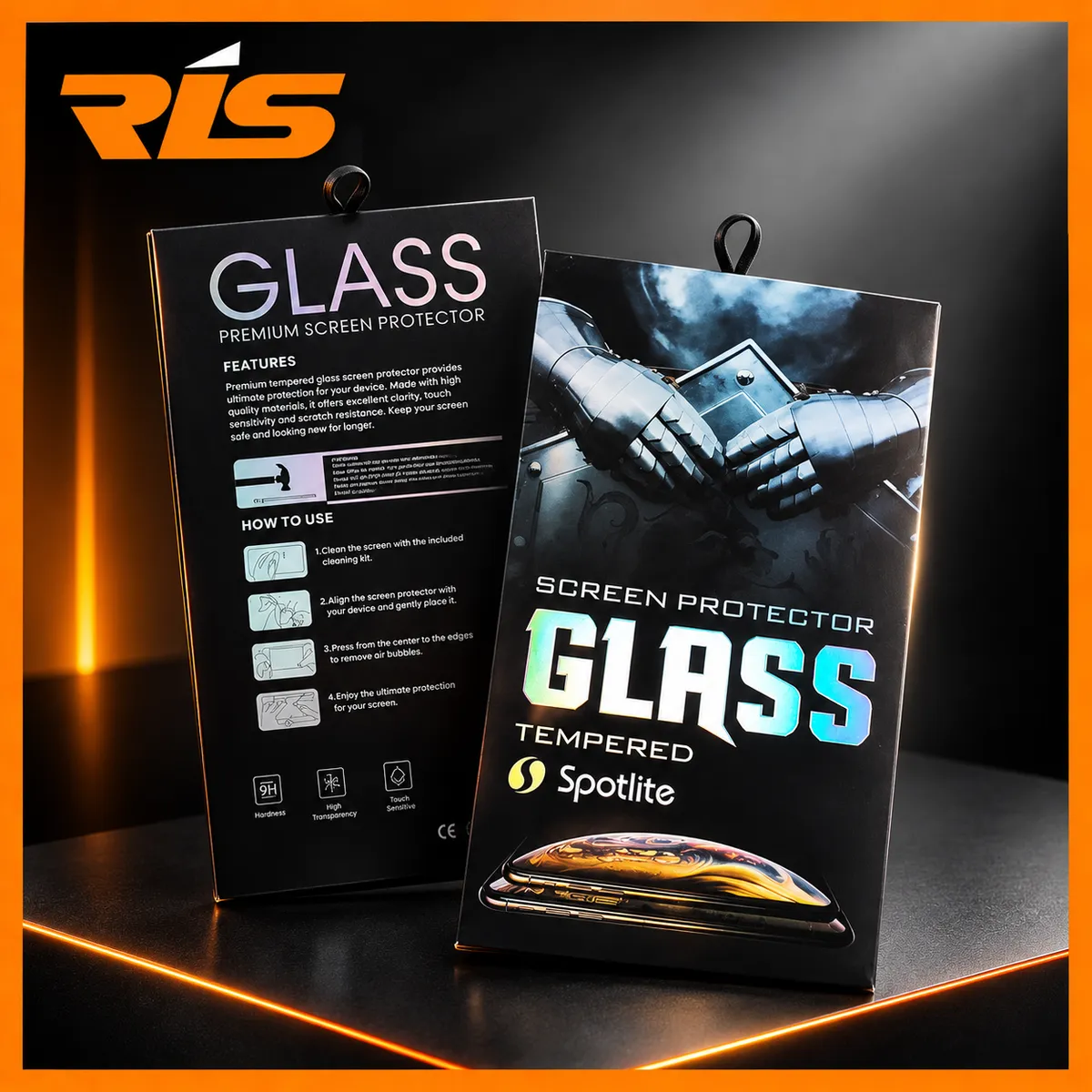 Premium iPhone 15 Series Spotlite Full Tempered Glass Clear Ultra Guard Dust Proof