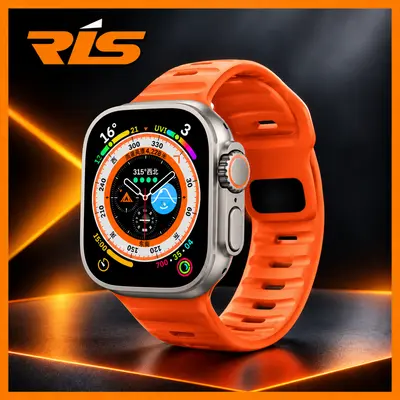 Silicone Sport Strap for Apple Watch iWatch series 1,2,3,4,5,6,SE,7,8,9,10 Ultra 1 / Ultra 2 ( STRAP ONLY / HANYA TALINYA SAJA )