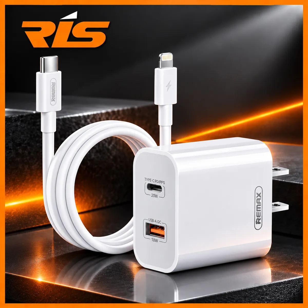 REMAX Surie Series 20W PD+QC Fast Charger Adaptor RP-U68 EU