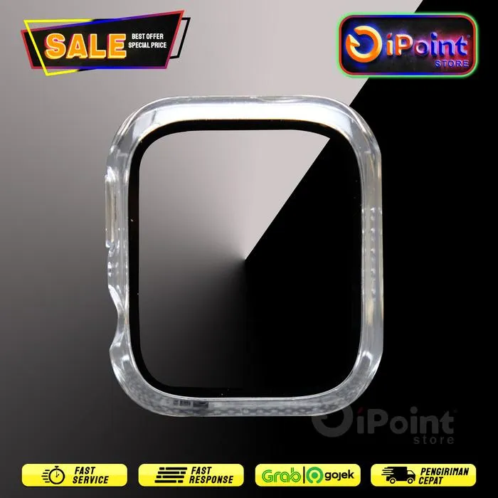Apple Watch iWatch Series 7 Hard Bumper + Tempered Glass