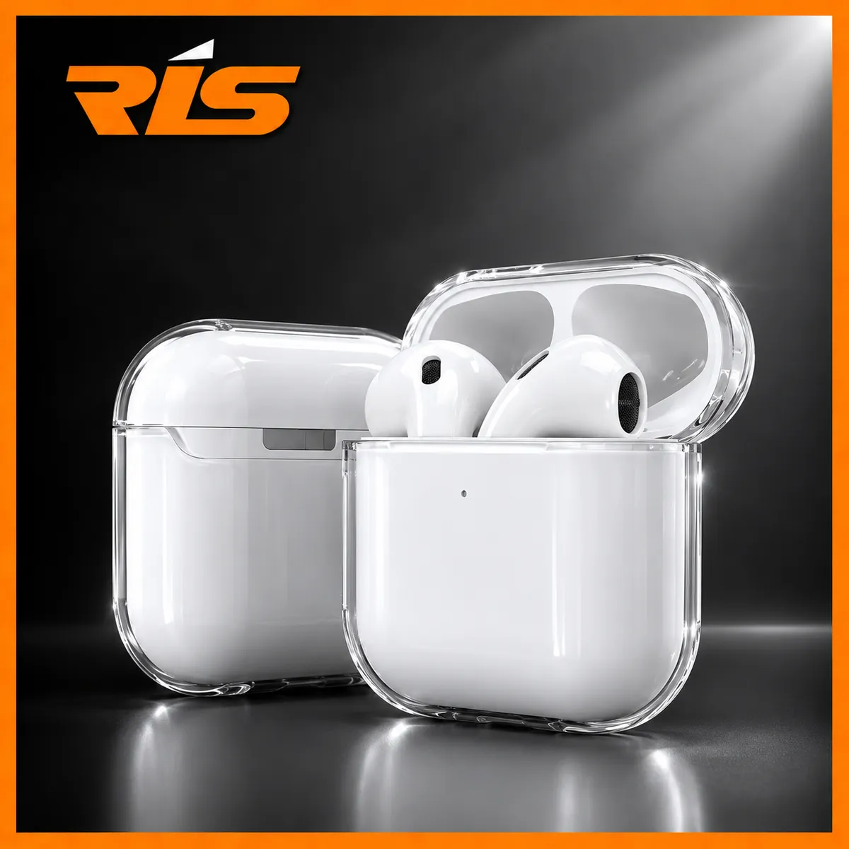 CASE AIRPODS GEN 1/2 TRANSPARANT
