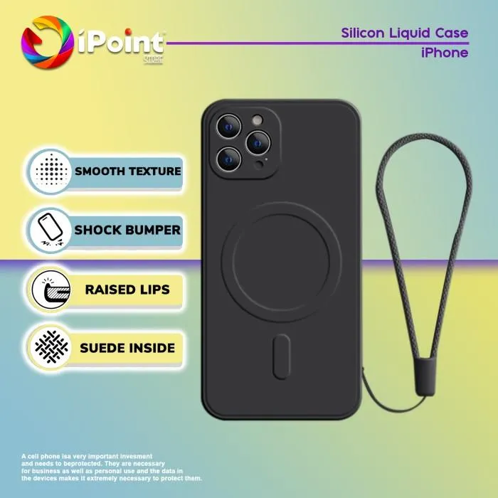 Softcase iPhone 11 Magsafe Square Logo Lens Protection + Bludru Inside
