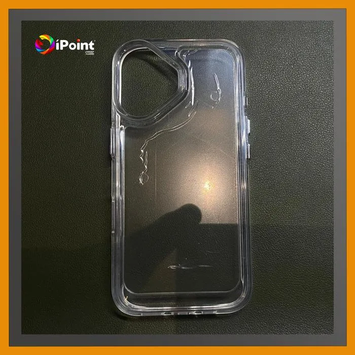 Softcase iPhone 16 Series Space Armour Military Drop Tested Non Packaging + Metal Button