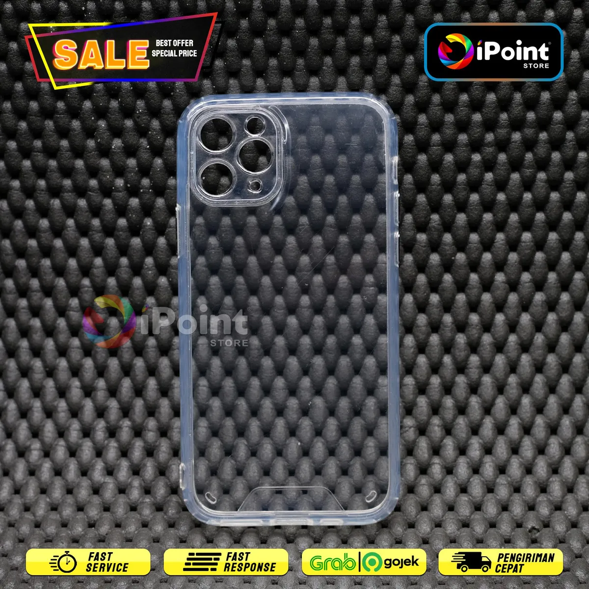 Case iPhone Space Military Drop Test With lens Protect Clear