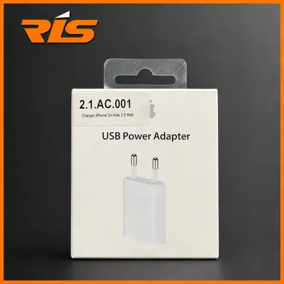 Charger 5W USB Power Adapter original kaki 2 (EU plug)