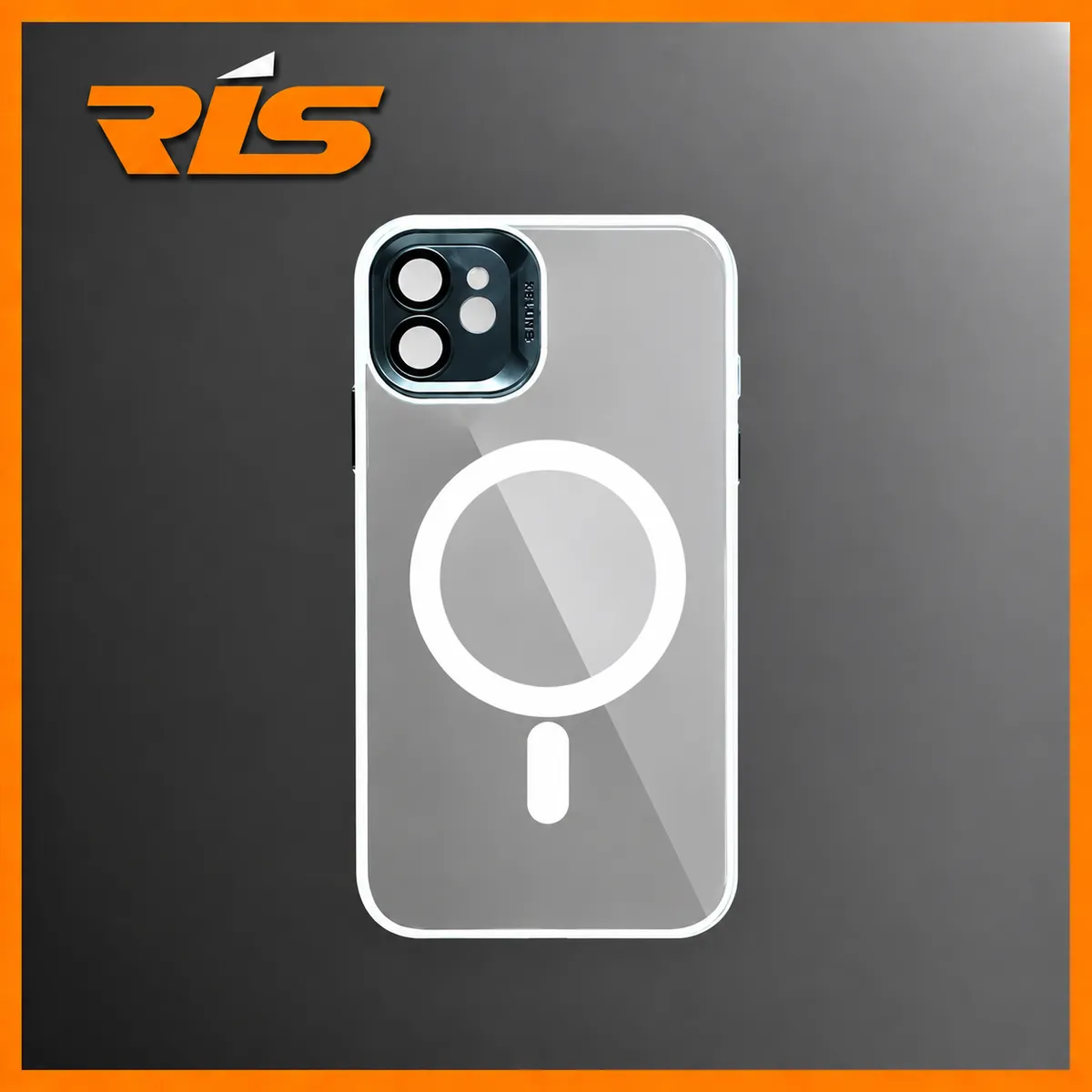 Case Magsafe iPhone 11 Frosted Hybrid With Lens Protect + Stand