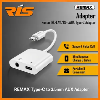 REMAX Phone Adapter type C to 3,5Aux RL-LA11