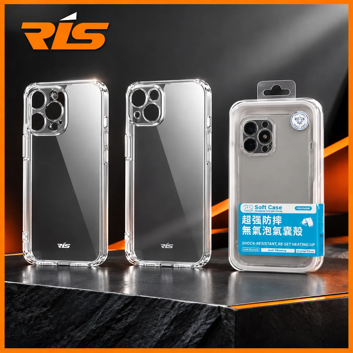 REMAX iPhone 14 Series Clear Silicone Case with Camera Protection