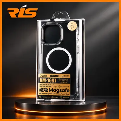IPHONE 14 SERIES REMAX ICY SERIES MAGSAFE METAL RING ULTRA THIN CASE