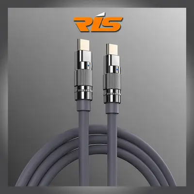 REMAX Type-C to Type-C Cable Data+Charge 100W Zinc Alloy WEFON Series - 1.2 Meter