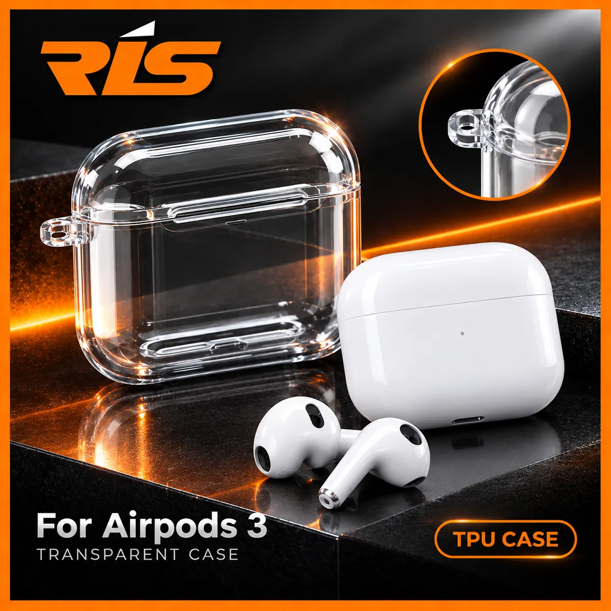 Softcase AIrpods 3 2021 Transparant