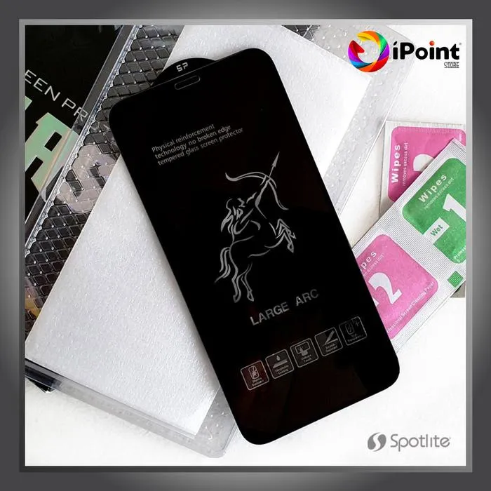 Premium iPhone 15 Series Spotlite Full Tempered Glass Clear Ultra Guard Dust Proof