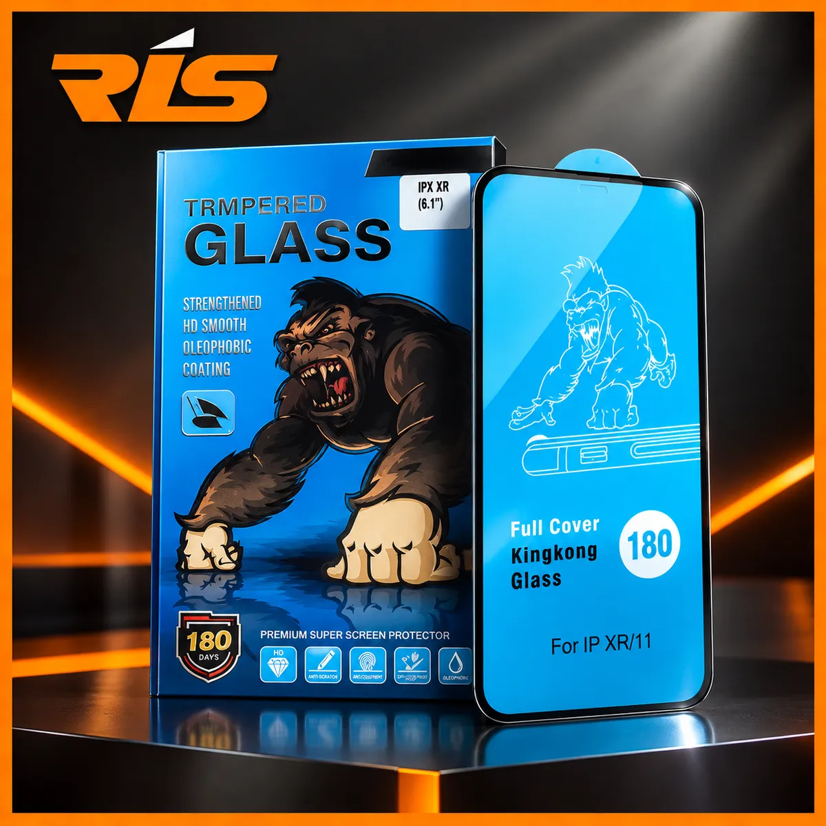 Tempered Glass Rubber Edged iPhone 6 - 13 Series