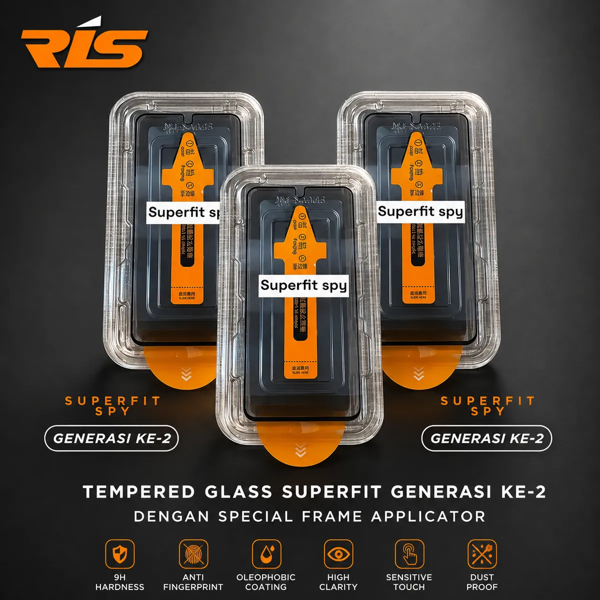 Tempered Glass Superfit Spy High Glass All Type iPhone Apple