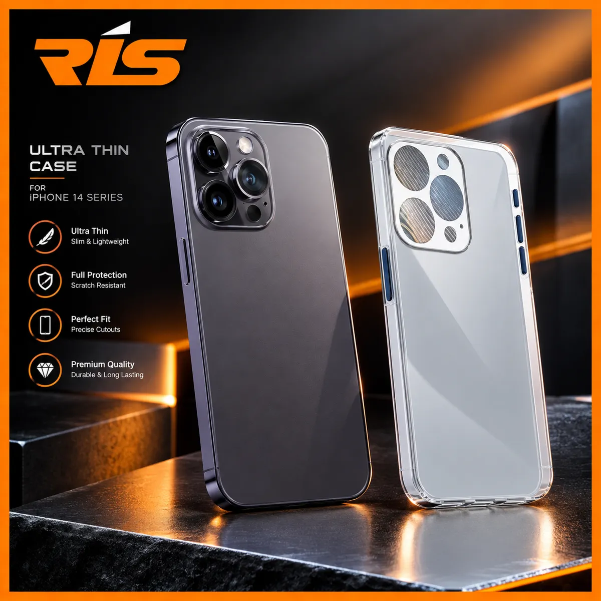 Case iPhone 15 Series Ultra Thin 0.4 mm Hardcase