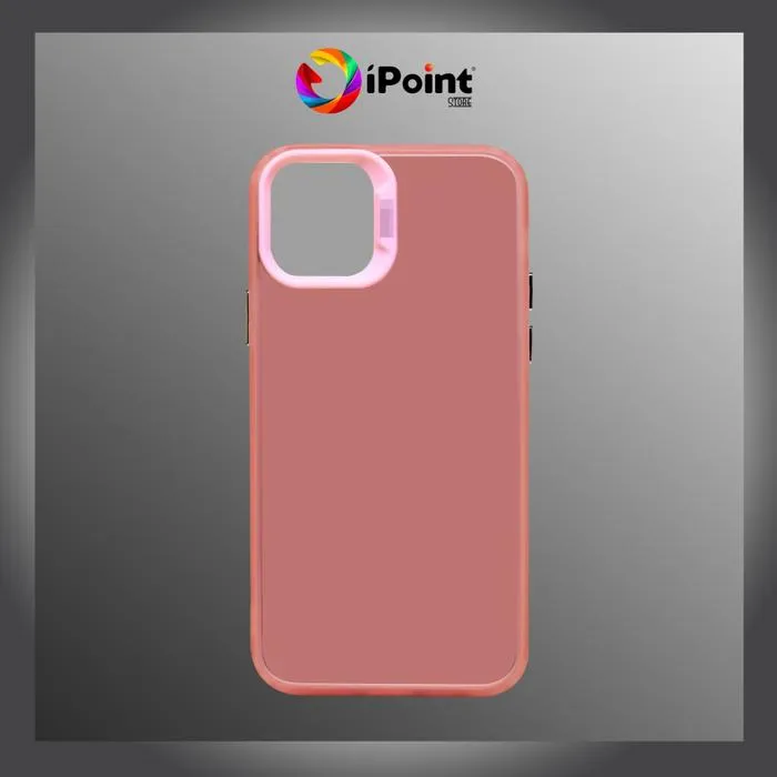 Case iPhone 11 - 15 Series Dual Tone Light Rainbow Crystal Palace