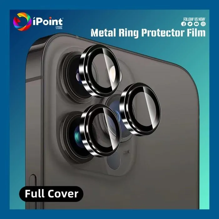 iPhone 16 Pro / 16 ProMax Metal Ring Camera Kamera anti gores camera protector camera pelindung camera