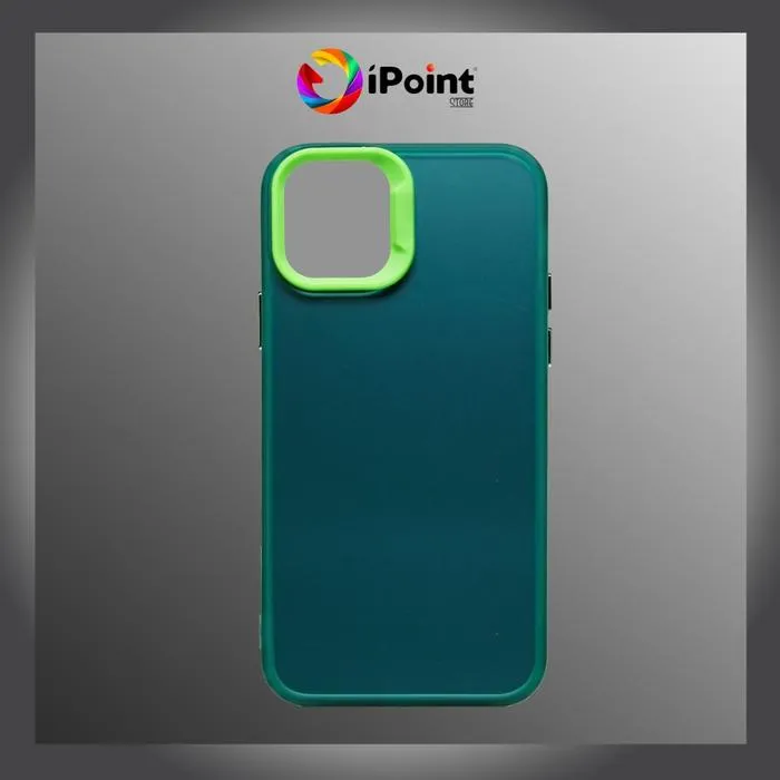 Case iPhone 11 - 15 Series Dual Tone Light Rainbow Crystal Palace