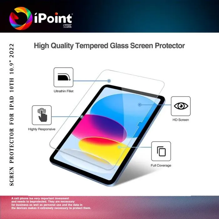 iPad Air 6 2024 Tempered Glass Screen Protector Pelindung Layar