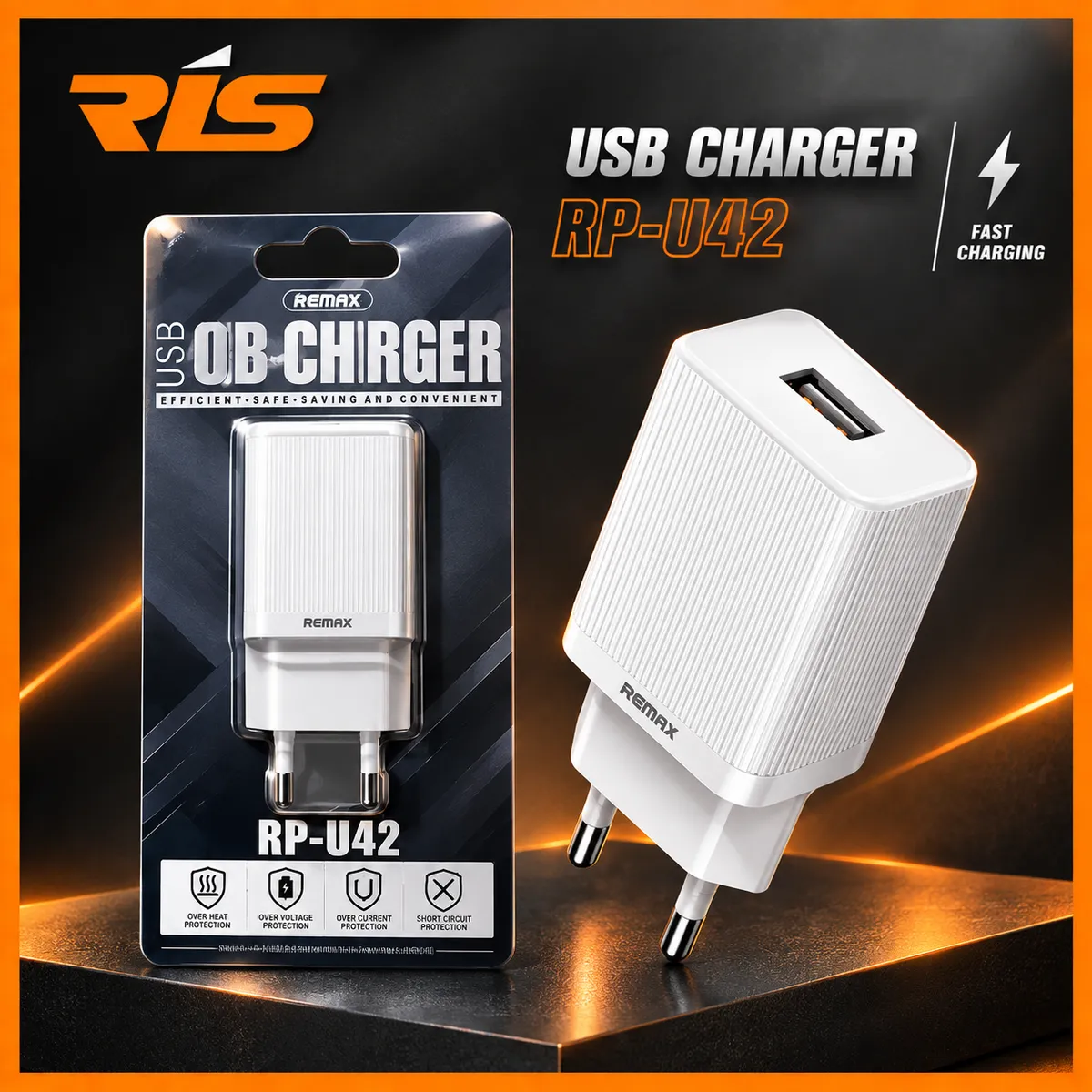 REMAX 10W 2.1A Single Port USB Charger