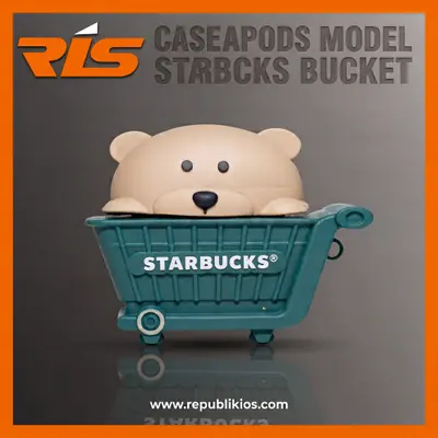 CASE AIRPODS MODEL STARBUCKS BUCKET