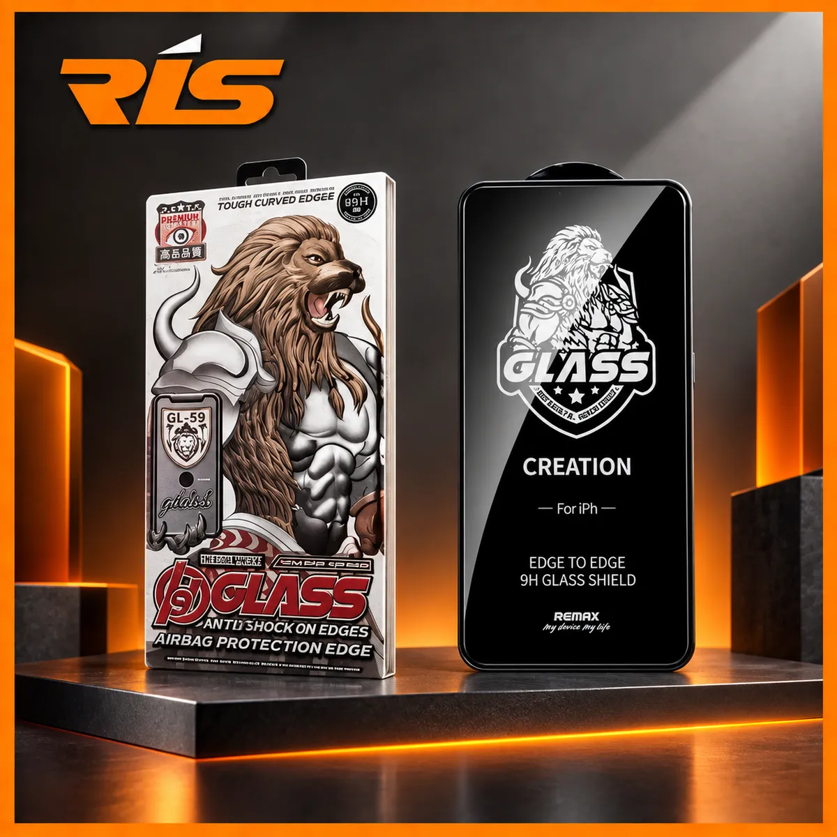 REMAX GL-59 iPhone 7+/8+ series Tempered Glass