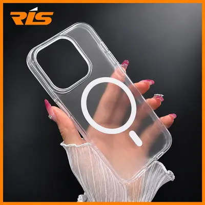 Acrylic Translucent iPhone 15 Series Frosted Anti-Fingerprint Case With Magsafe Support and Ultra Thin