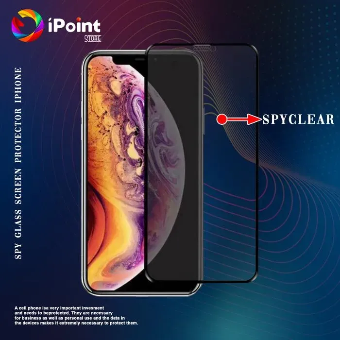 TEMPERED GLASS PRIVACY IPHONE 9D PREMIUM QUALITY