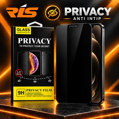 TEMPERED GLASS PRIVACY IPHONE 9D PREMIUM QUALITY
