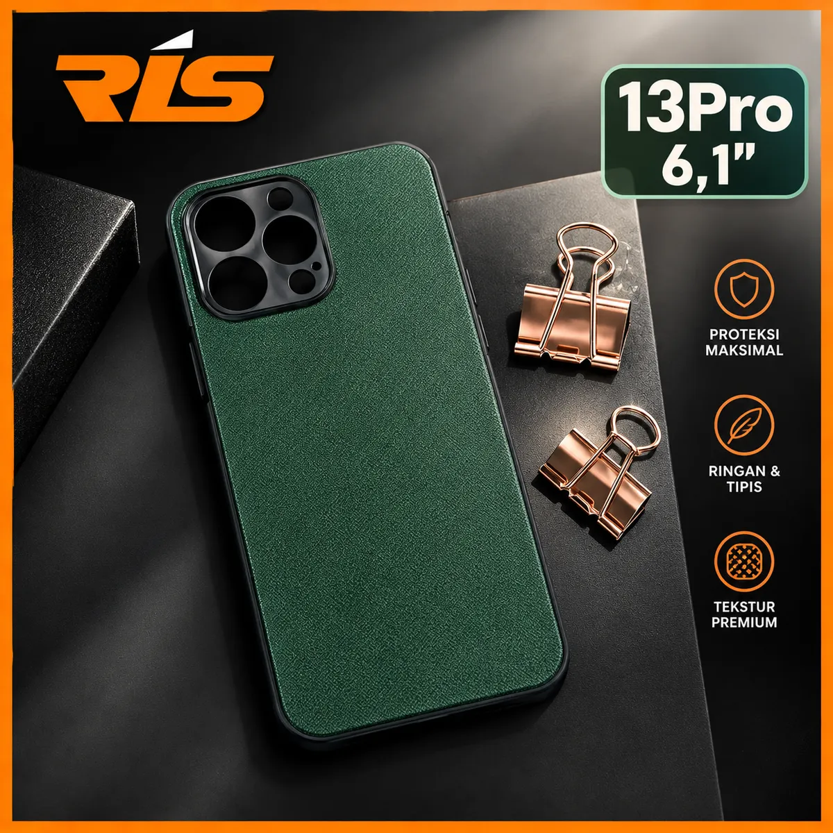 Case iPhone 13 Series Aioria Safiano Leather