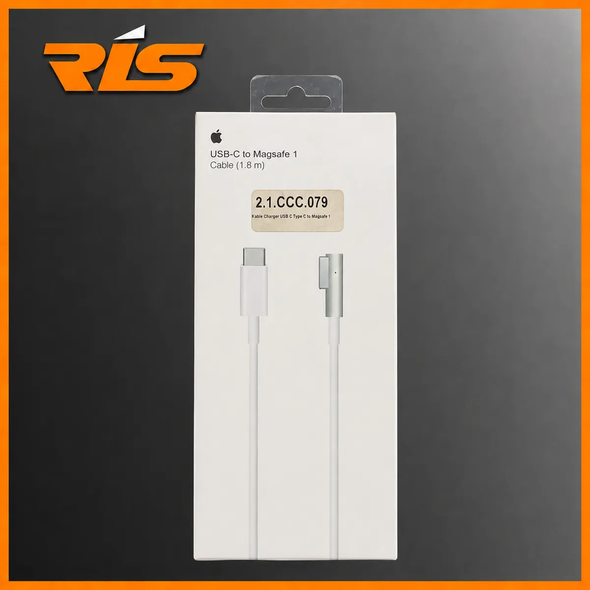 Apple Charger Cable 1.8M USB-C to MagSafe 1 — Kabel Charger MacBook