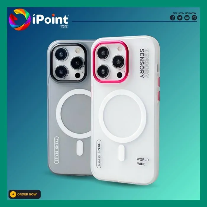 Case iPhone 11 Square Magsafe Sensory Frosted