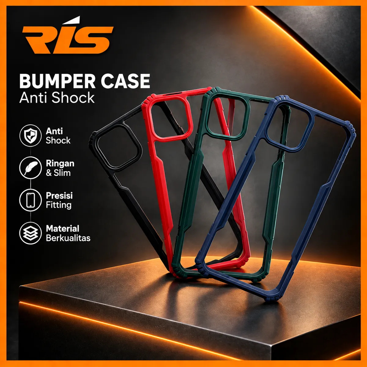 Hard Bumper Case For iPhone X - 12 Series