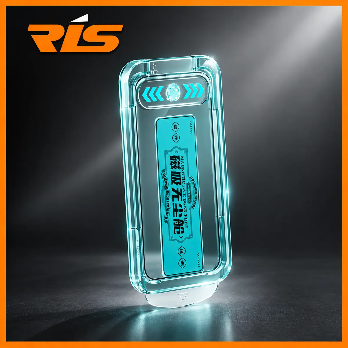 REMAX GL-81 iPhone Tempered Glass with magnetic sticking case (2 Pcs)