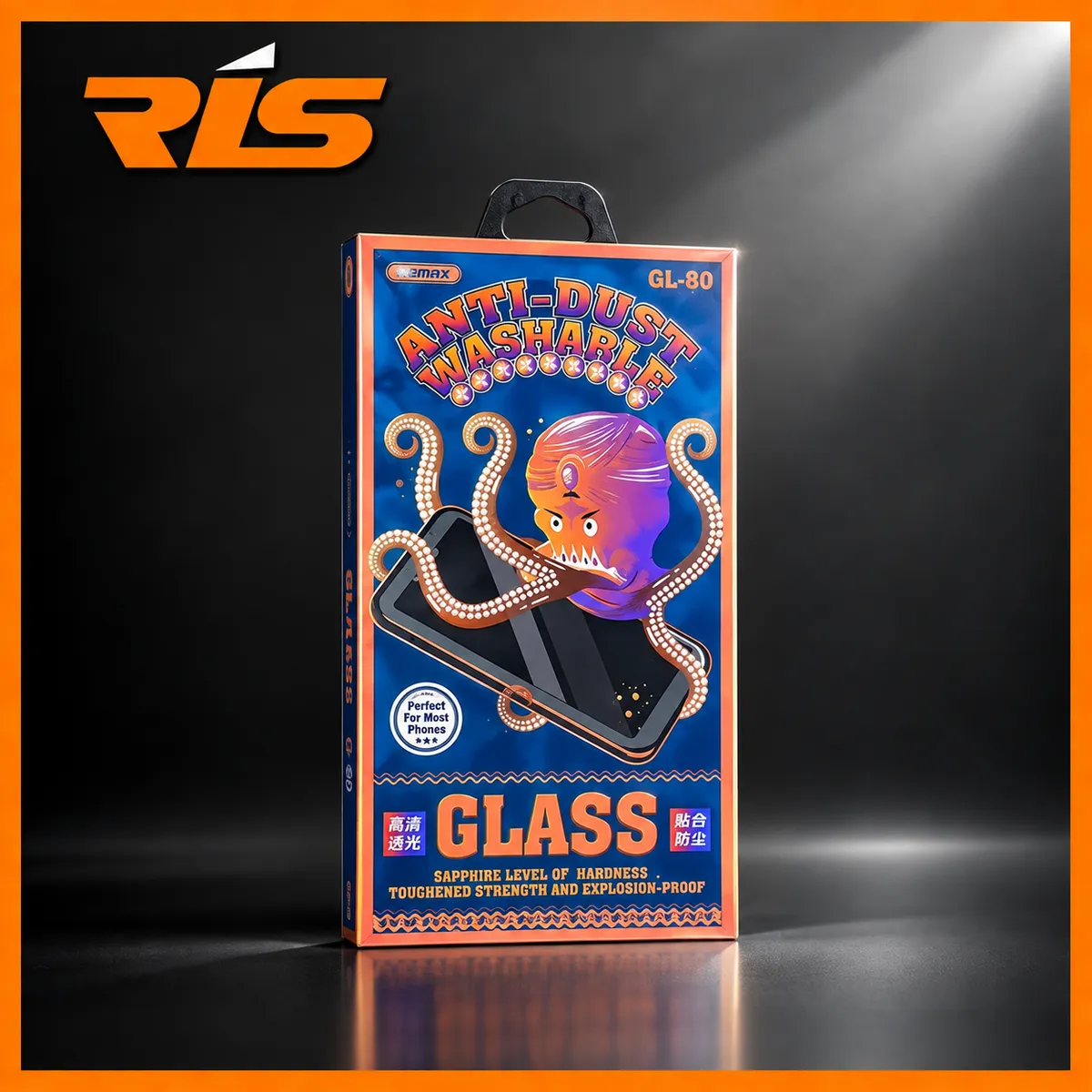 IPHONE 14 SERIES REMAX ZOYEL ANTI DUST WASHABLE TEMPERED GLASS